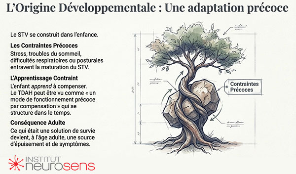 L'origine développementale: Une adaptation précoce