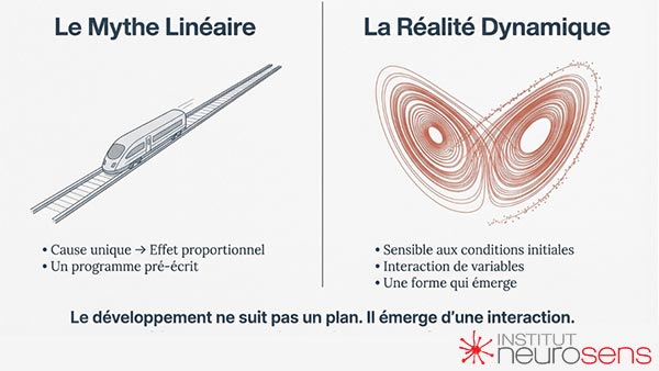 Le mythe linéaire et la réalité dynamique
