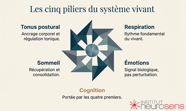Les cinq piliers du système vivant