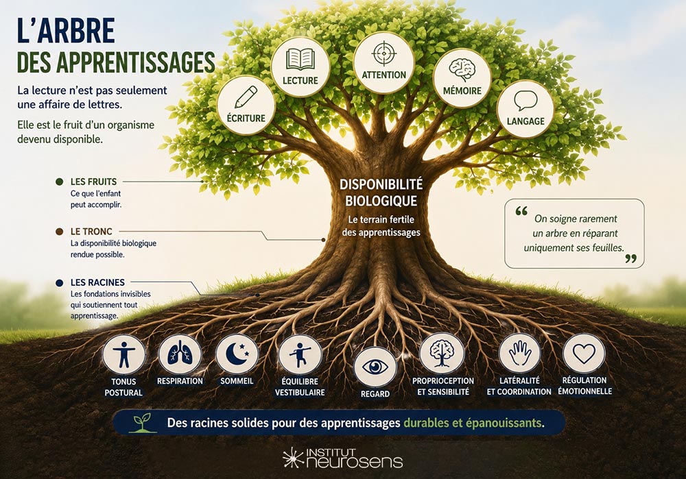L'arbre des apprentissages, le graphique.