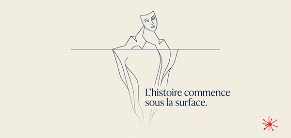 L'histoire commence sous la surface.