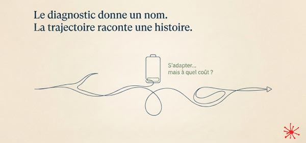 Le diagnostic donne un nom. La trajectoire raconte une histoire.