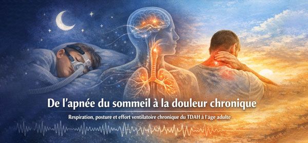 Apnée du sommeil, TDAH et douleur chronique : un lien physiologique